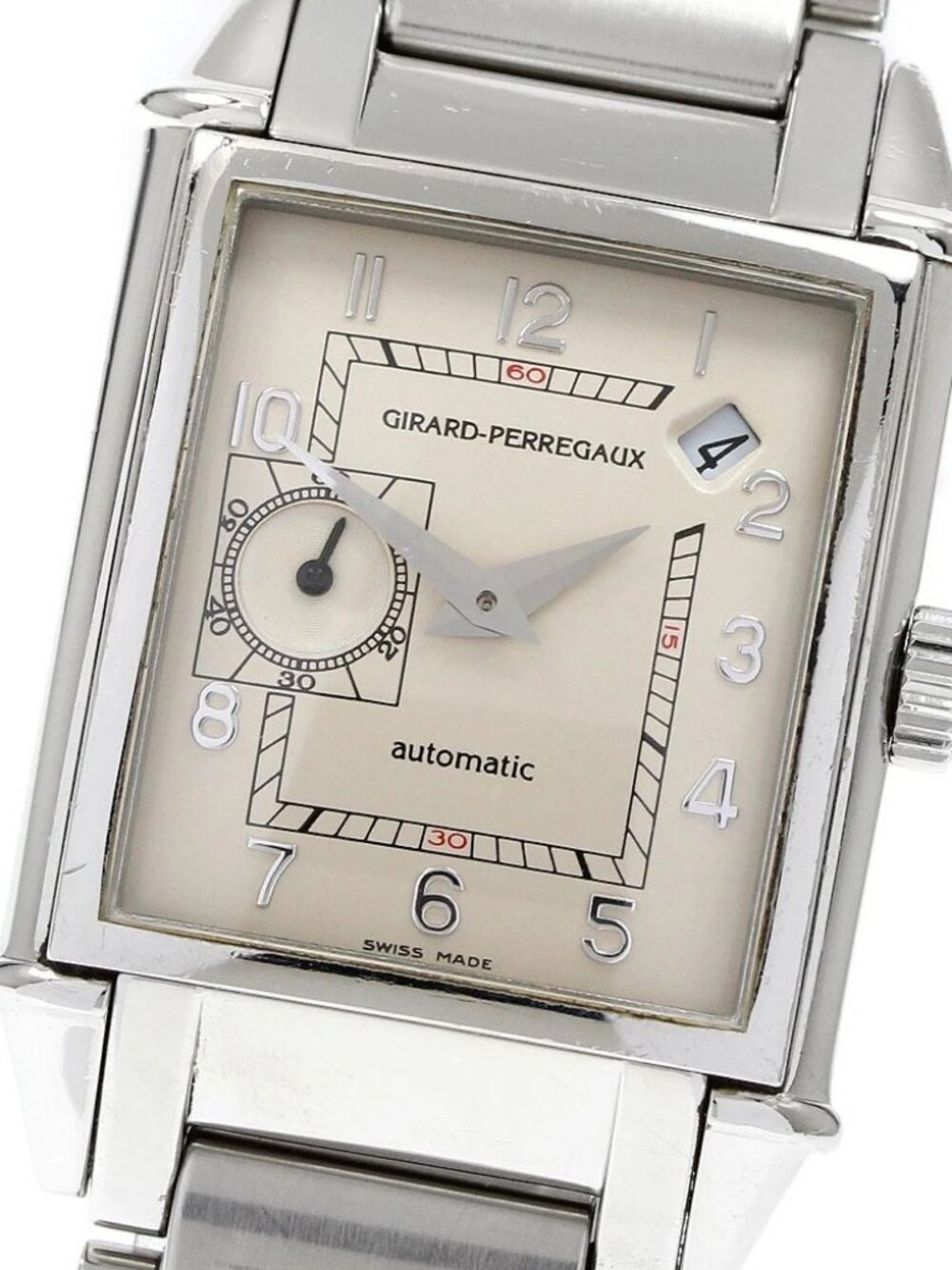 GIRARD PERREGAUX Vintage 1945 25932 Date beige Dial Automatic Men's Watch